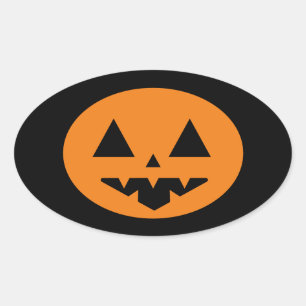Pegatina Ovalada Halloween