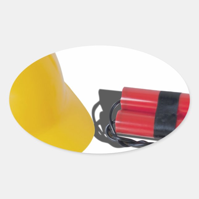 Pegatina Ovalada HardHatDynamite052714.png (Anverso)