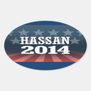PEGATINA OVALADA HASSAN 2014