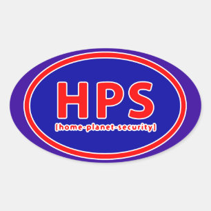 PEGATINA OVALADA HPS