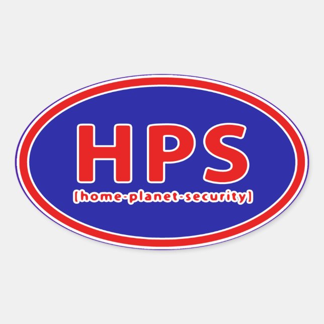 PEGATINA OVALADA HPS (Anverso)