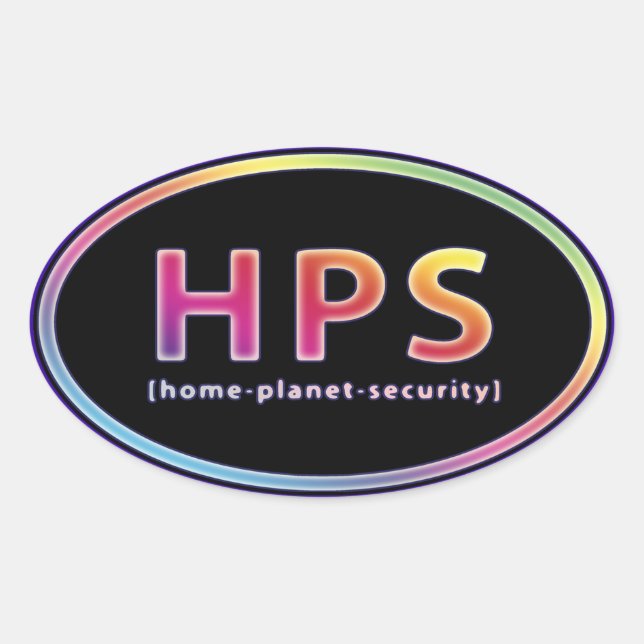 PEGATINA OVALADA HPS (Anverso)