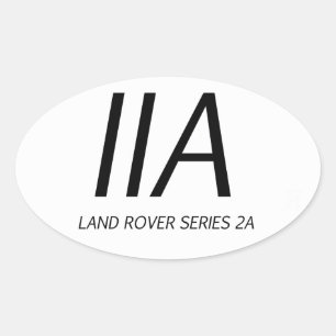 Pegatina Ovalada IIA Land Rover Series IIA