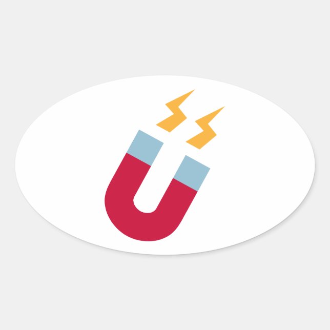 Pegatina Ovalada Imán (Anverso)