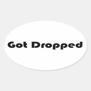 Pegatina Ovalada Industria del carril de la bici