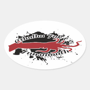Pegatina Ovalada Innsmouth Cthulhu Ink Co