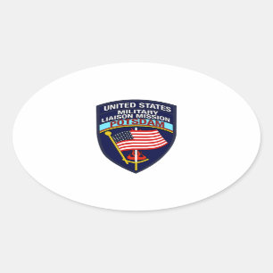 Pegatina Ovalada Insignias de USMLM