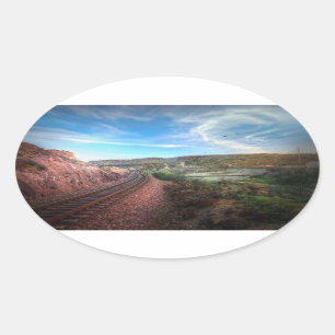 Pegatina Ovalada Ir a California