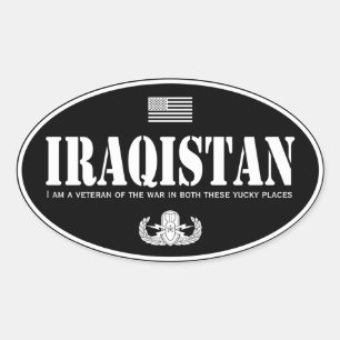 Pegatina Ovalada Iraqistan EOD mayor
