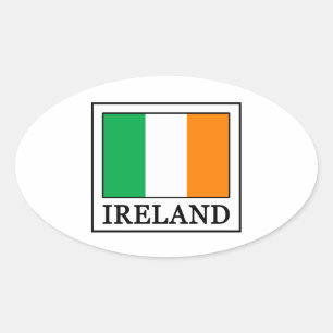 Pegatina Ovalada Irlanda