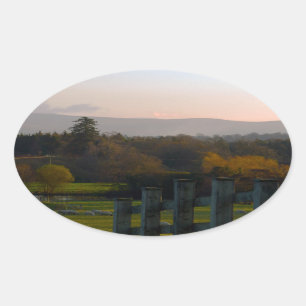 Pegatina Ovalada Irlanda es hermosa
