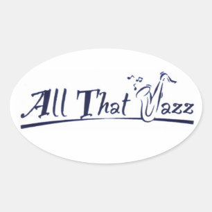 Pegatina Ovalada Jazz todo that