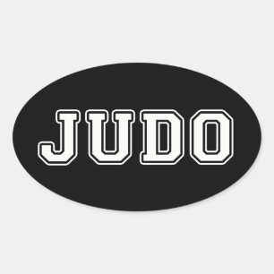 Pegatina Ovalada Judo