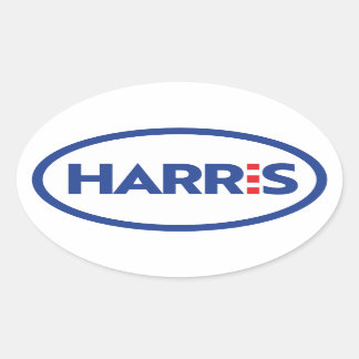 Pegatina Ovalada Kamala Harris