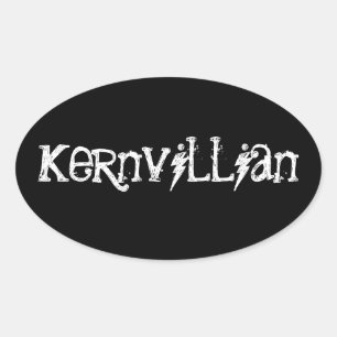 Pegatina Ovalada Kernvillian