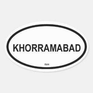 PEGATINA OVALADA KHORRAMABAD
