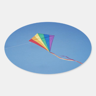 Pegatina Ovalada Kite