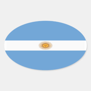 PEGATINA OVALADA LA ARGENTINA