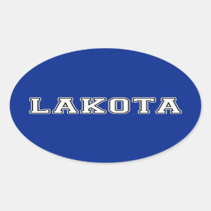 Pegatina Ovalada Lakota