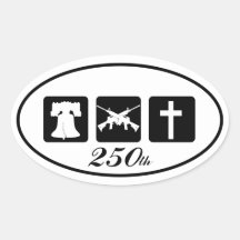 Libertad Armas Religión 250 Óvalo Blanco