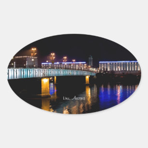 Pegatina Ovalada Linz, Austria