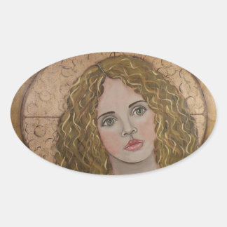 Pegatina Ovalada Los recuerdos pierden su significado