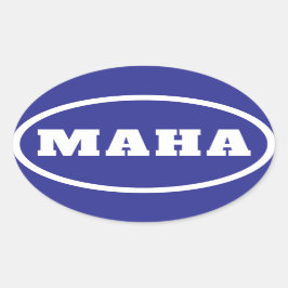 Pegatina Ovalada MAHA vuelve a sanar a Estados Unidos