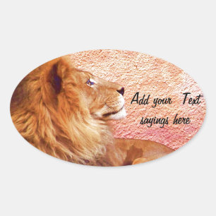 Pegatina Ovalada Mantenerse centrado_