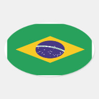 Margen Oval de la bandera de Brasil