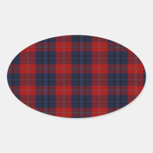 Pegatina Ovalada McKnight Clan Tartán