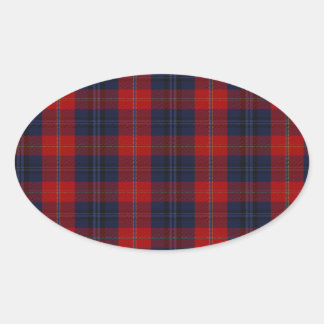 Pegatina Ovalada McKnight Clan Tartán