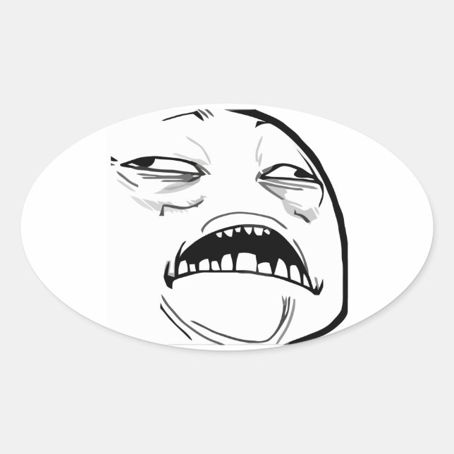 Pegatina Ovalada Meme de Jesús Dulce - Pegatinas Óvicos (Anverso)