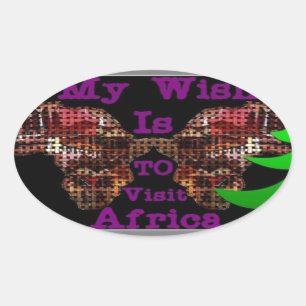 Pegatina Ovalada Mi deseo