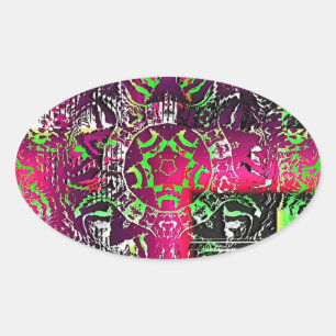 Pegatina Ovalada Mi Nombre No Es Donna