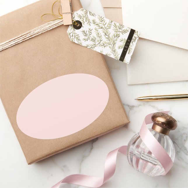 Pegatina Ovalada Misty Rosa (Regalar)