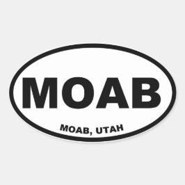 PEGATINA OVALADA MOAB