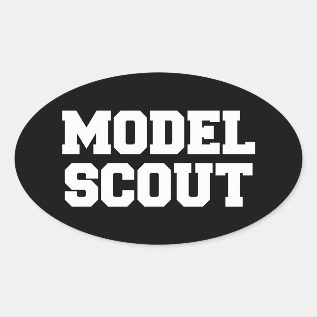 PEGATINA OVALADA MODELO SCOUT (Anverso)