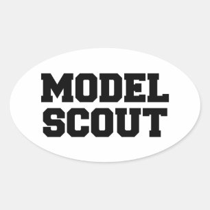 PEGATINA OVALADA MODELO SCOUT