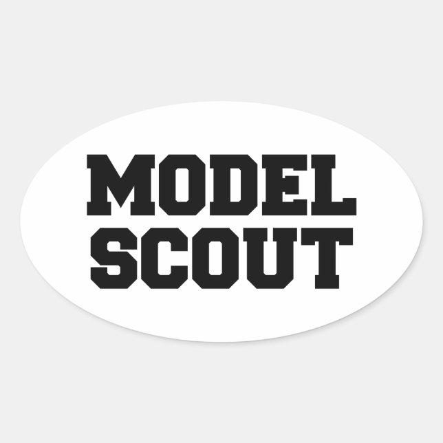 PEGATINA OVALADA MODELO SCOUT (Anverso)