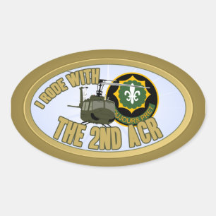 Pegatina Ovalada Monté con el 2do ACR