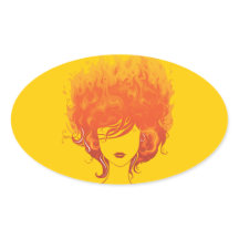 Mujer pelirroja, pelo rojo