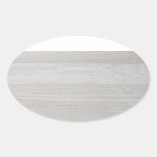Pegatina Ovalada Naturaleza Tendencia Plantilla En Blanco De Madera
