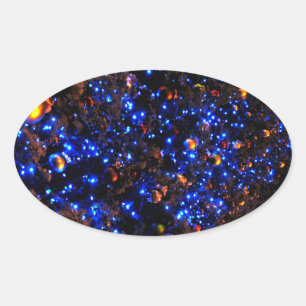 Pegatina Ovalada Navidad gigante