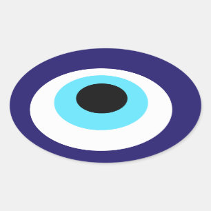 Pegatina Ovalada Nazar amulet (nazar boncuğu)