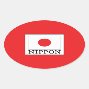 Pegatina Ovalada Nippon
