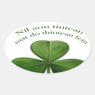 Pegatina Ovalada No hay lugar como casa