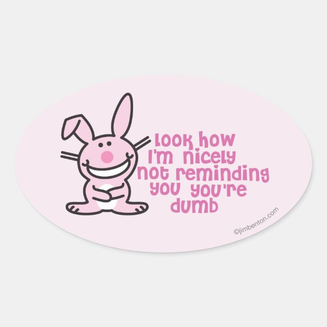 Pegatina Ovalada No recordarte (Anverso)