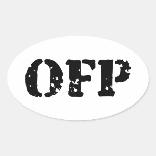 PEGATINA OVALADA OFP