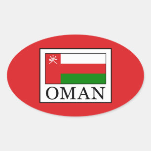 Pegatina Ovalada Oman