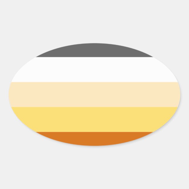 Pegatina Ovalada Orgullo (Anverso)